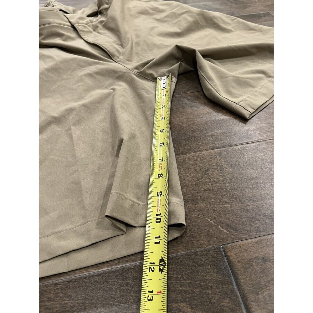 Nike Mens Khaki Tan Flat Front Stretch Woven Golf Shorts Size 34 833224-235 - Picture 8 of 10